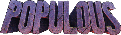 Populous logo for Super Nintendo